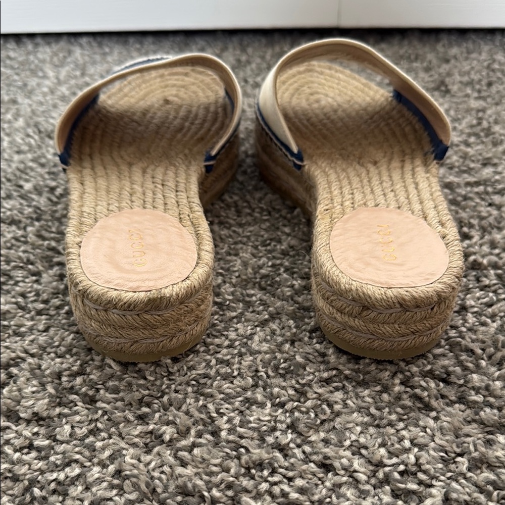 Gucci Interlocking G Espadrille Size 37 Women's - Picture 4 of 8